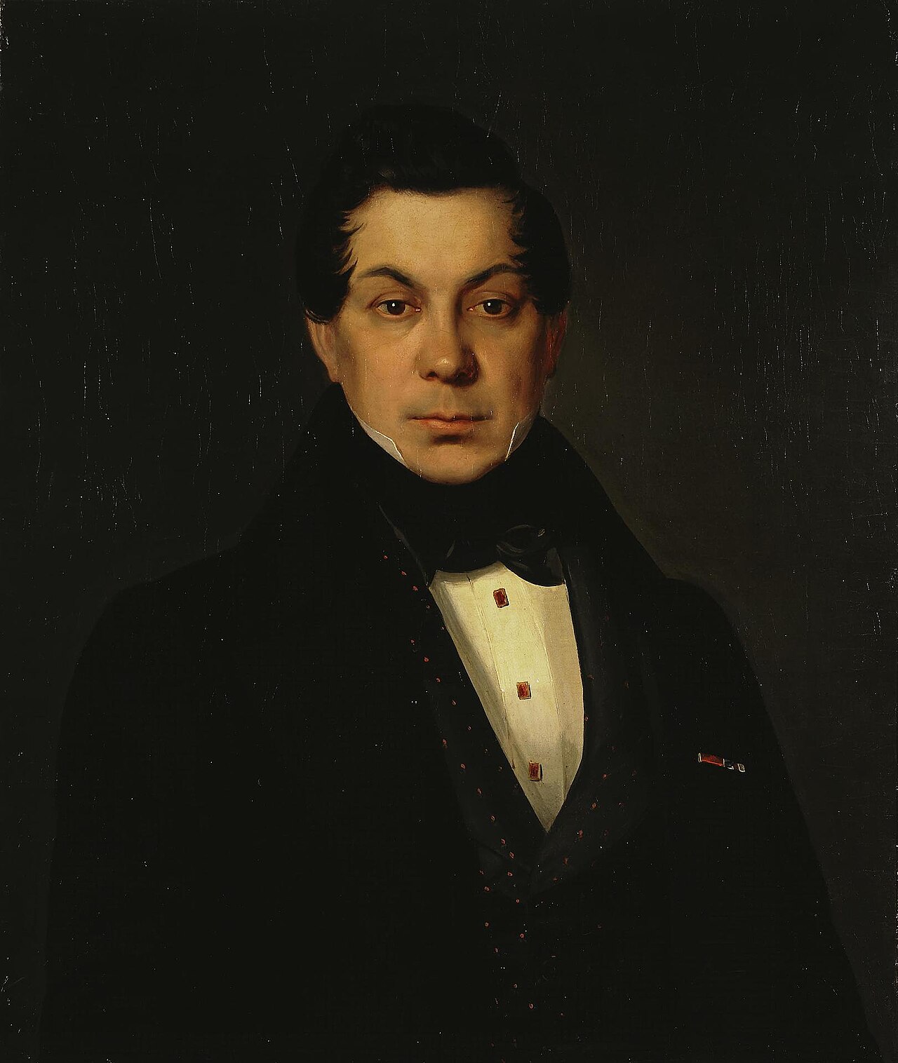 Portrait of the Merchant Ivan Zhadimerovsky by Pyotr Zakharov-Chechenets
