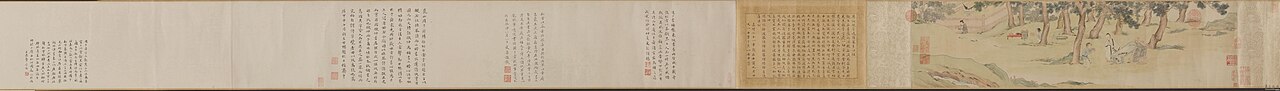 "In Exchange for Tea" with Wen Zhengming’s Calligraphy of The Heart Sutra by Qiu Ying