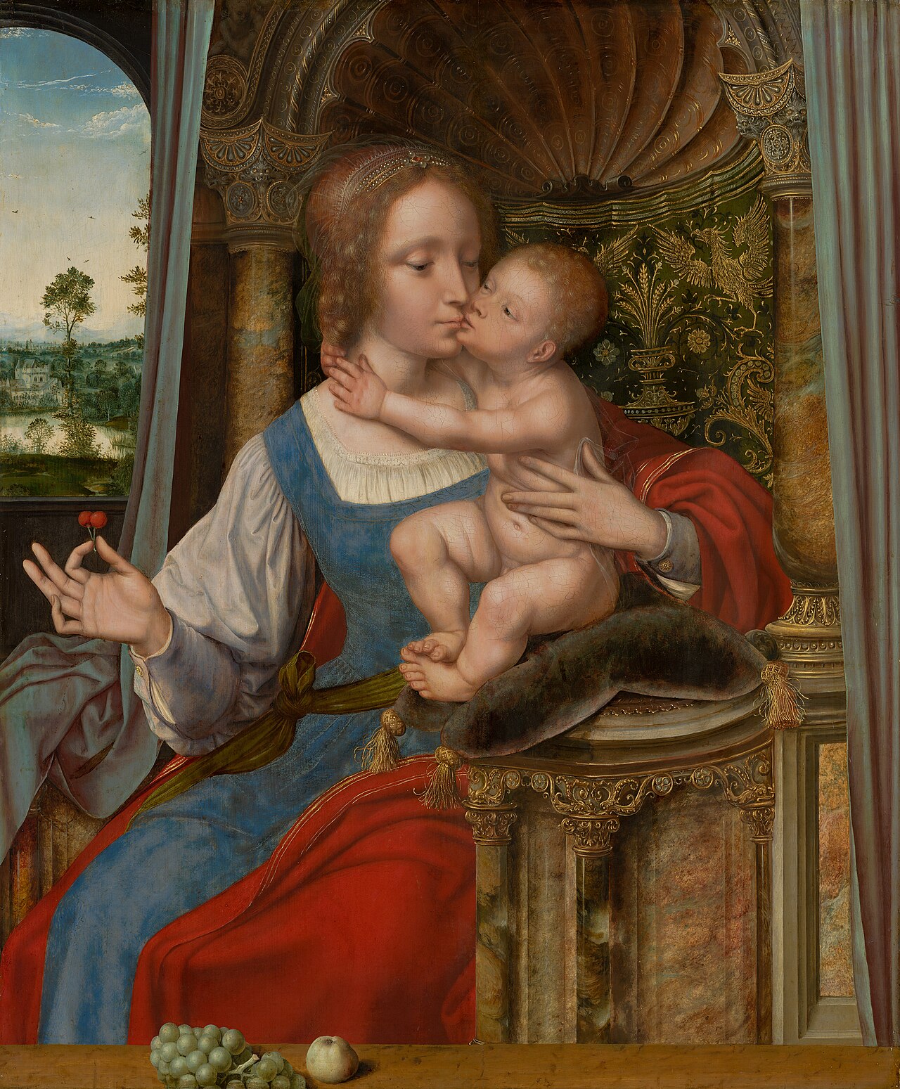 The Virgin and Child by Quinten Metsys