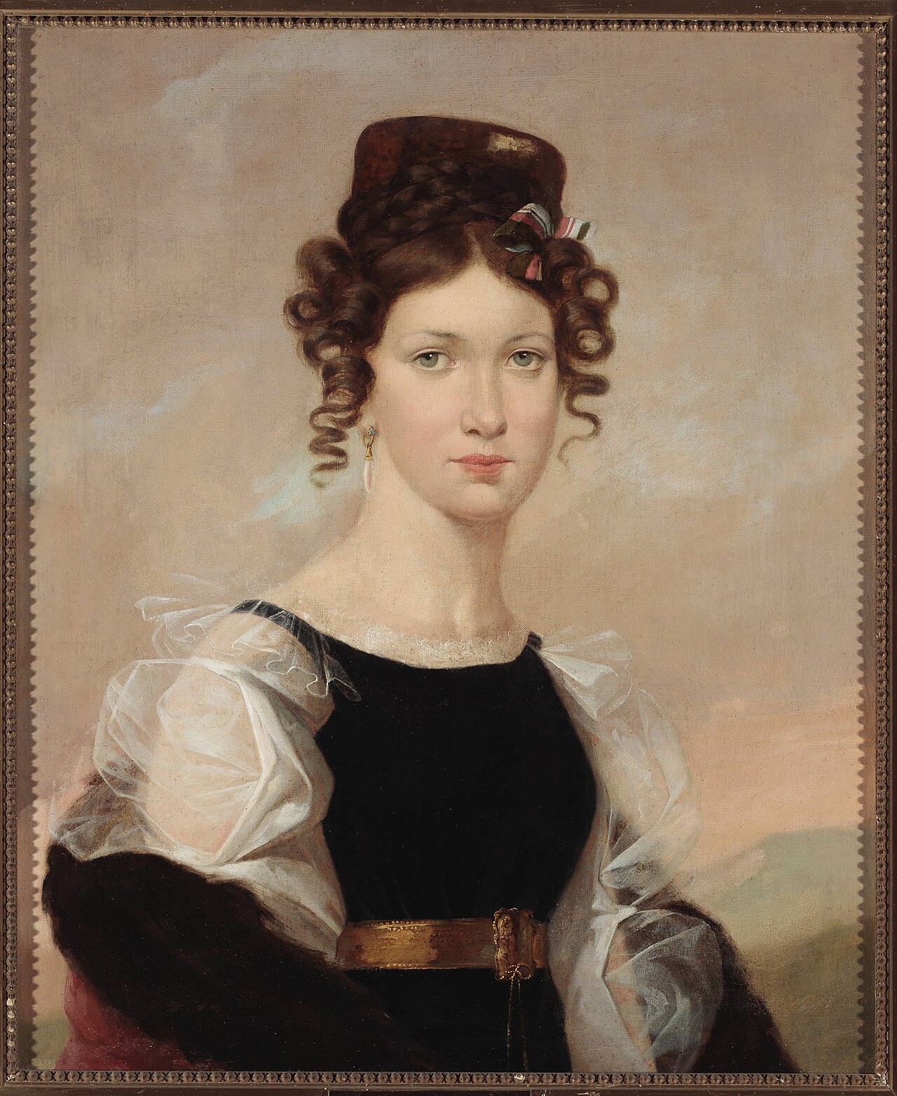 Portrait of Antonina Czyszkowska. by Rafał Hadziewicz