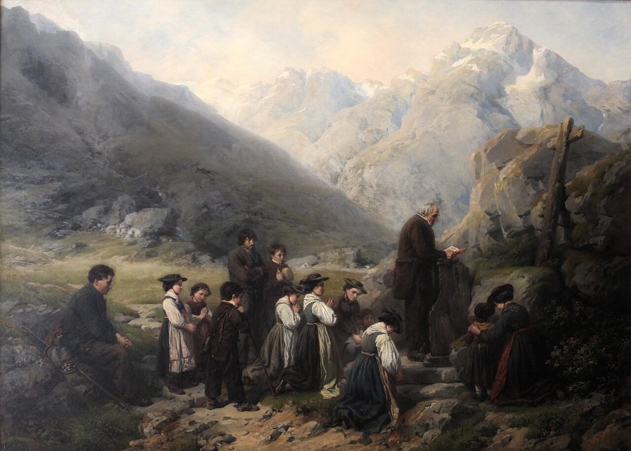 Sunday ceremony on the Sanetsch pass by Rafael Ritz