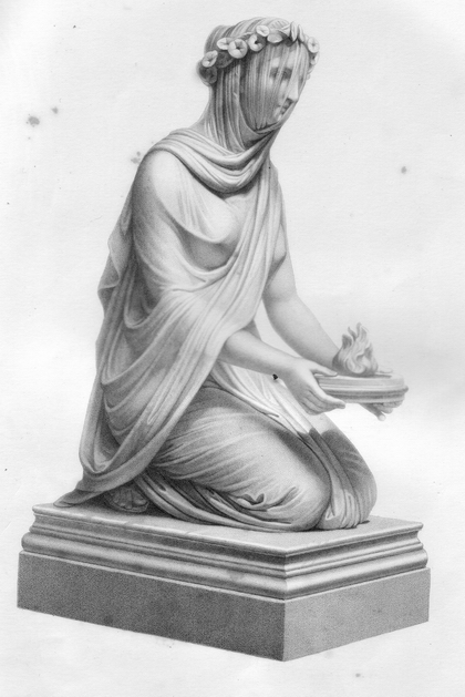 Veiled Vestal by Raffaele Monti