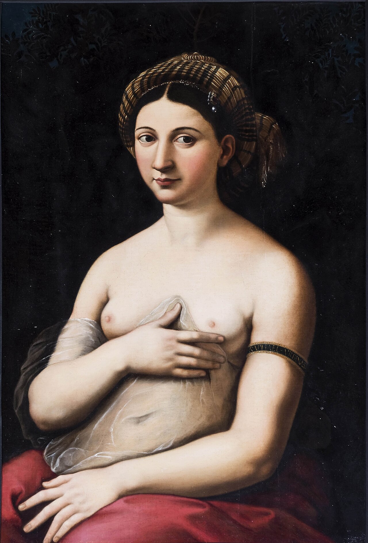 La fornarina by Raffaellino del Colle