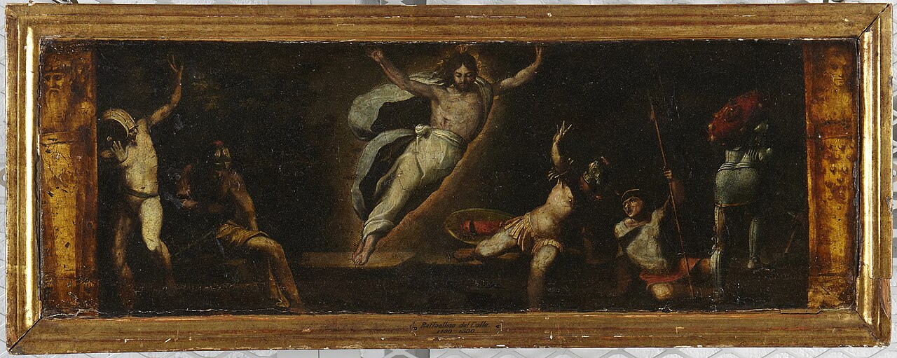 Resurrection by Raffaellino del Colle