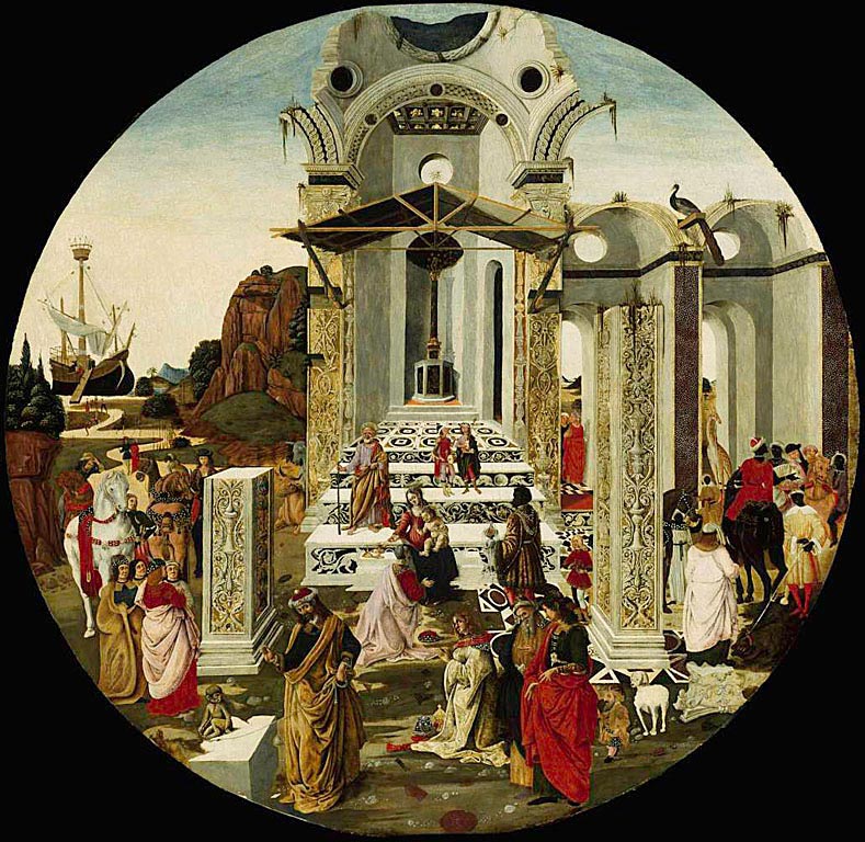 The Adoration of the Magi by Raffaello Botticini