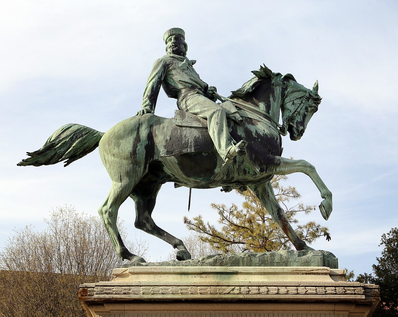 Monument to Giuseppe Garibaldi by Raffaello Romanelli