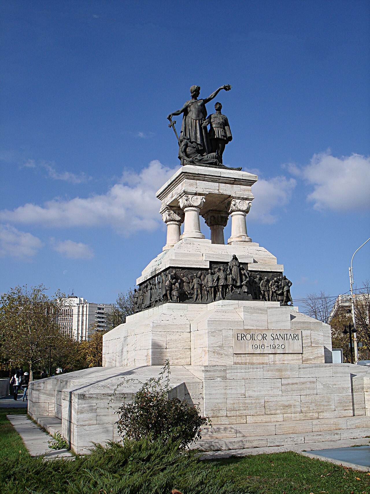 Monument to the Sanitary Heroes, Bucharest by Raffaello Romanelli