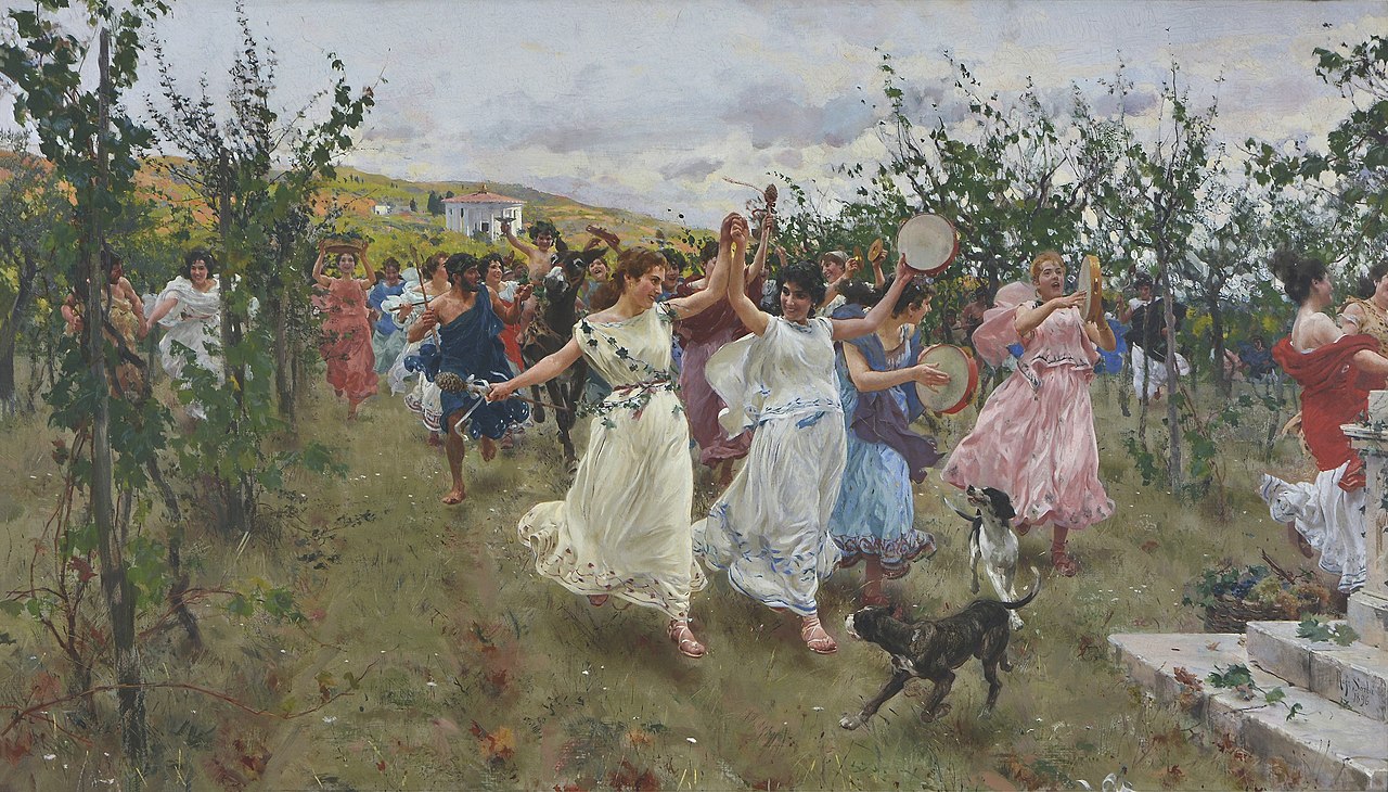 Bacchanal by Raffaello Sorbi
