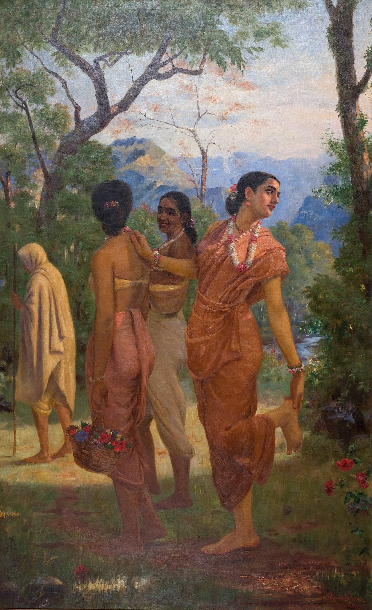 Shakuntala by Raja Ravi Varma