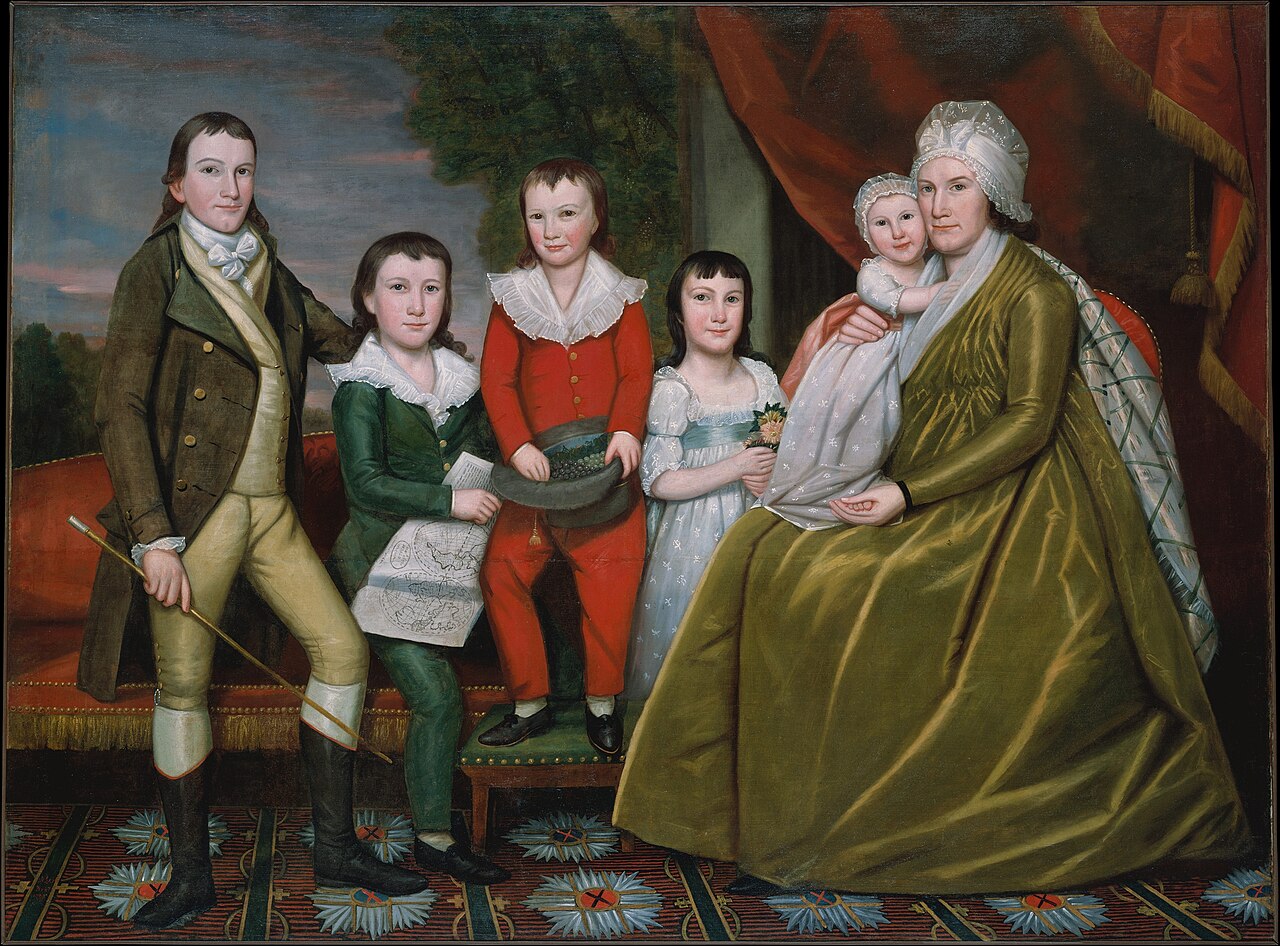 Mrs. Noah Smith and Her Children by Ralph Earl by Ralph Earl