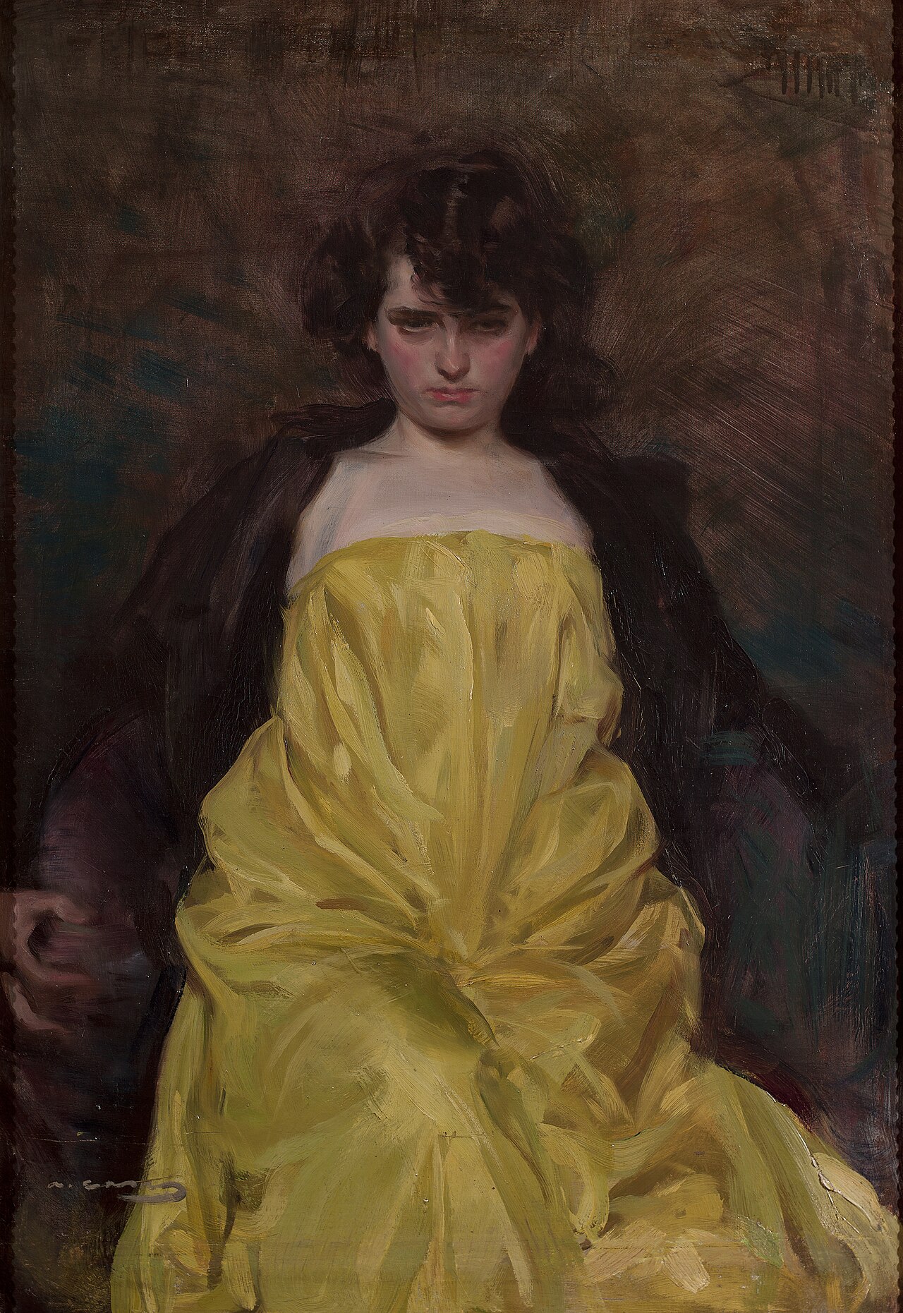La Sargantaine (Portrait of Júlia Peraire) by Ramon Casas