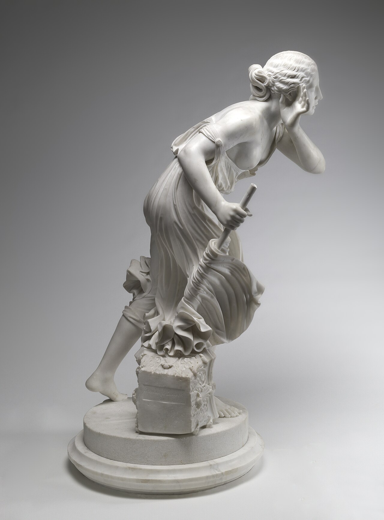 Nydia, the Blind Girl of Pompeii by Randolph Rogers
