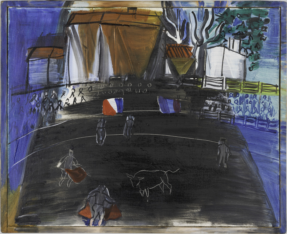 Corrida course de taureaux by Raoul Dufy