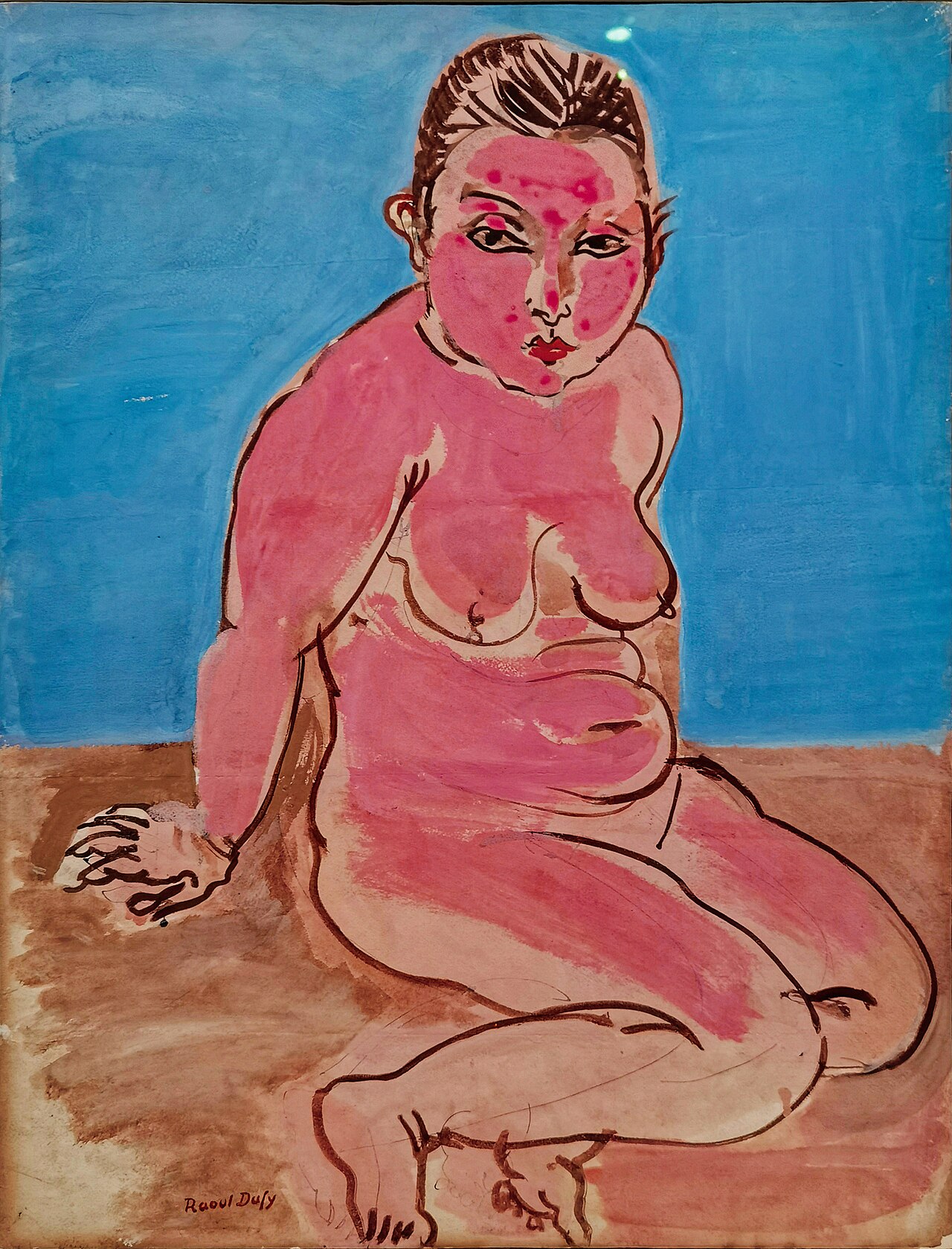 Nu rose by Raoul Dufy