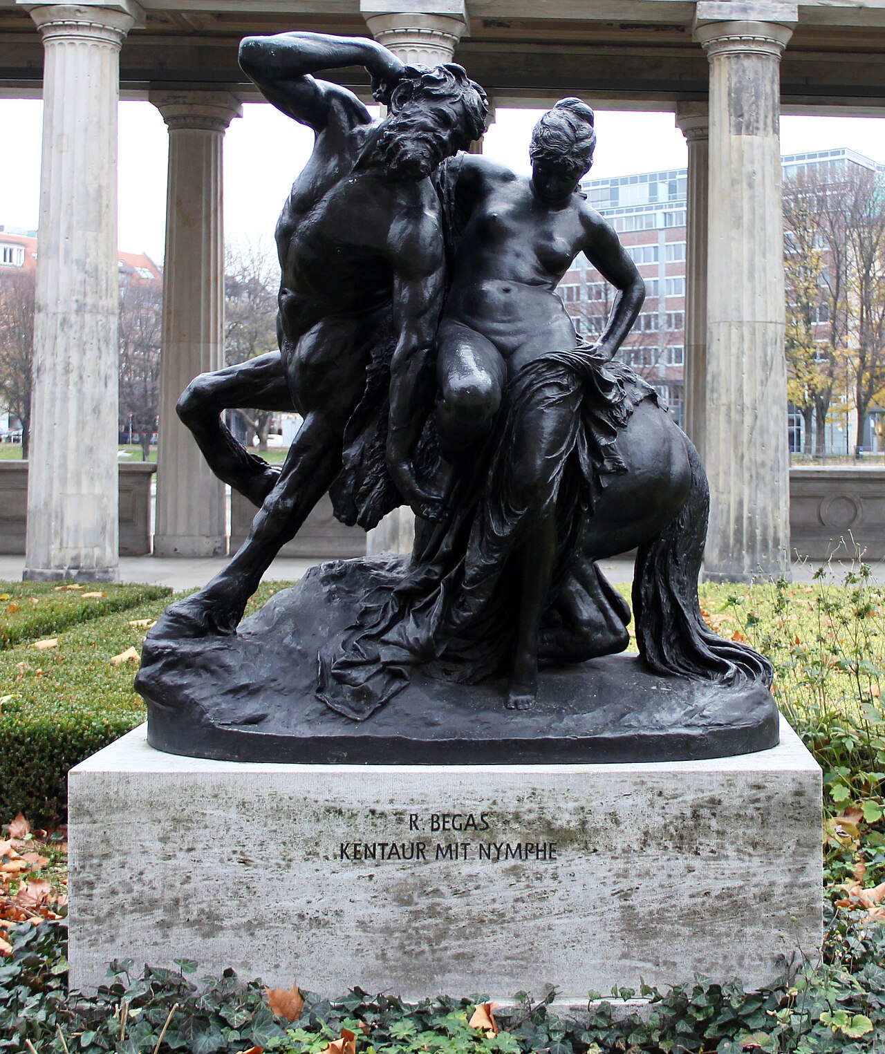 Centaur und Nymphe by Reinhold Begas