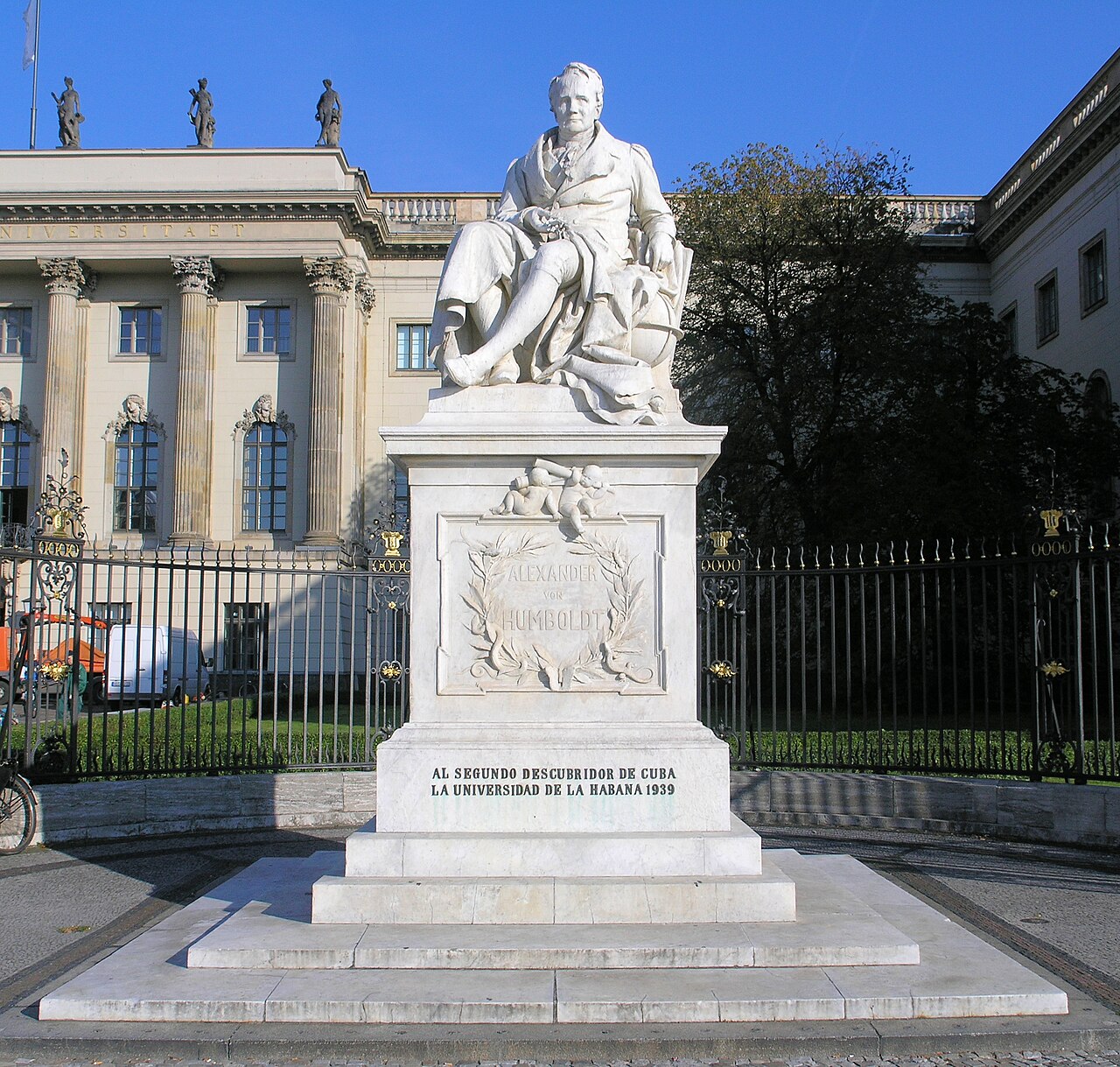 Statue of Alexander von Humboldt, Berlin by Reinhold Begas
