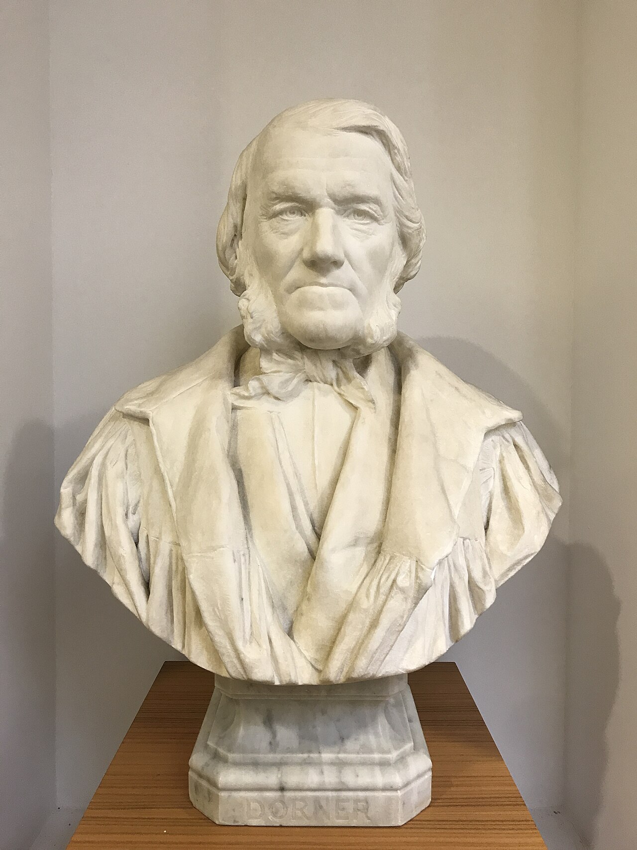 bust of Isaak August Dorner by Reinhold Felderhoff