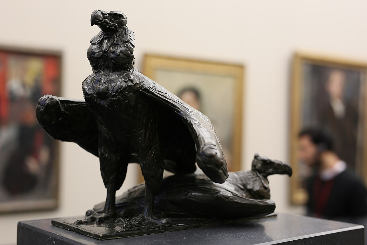 Two Vultures by Rembrandt Bugatti