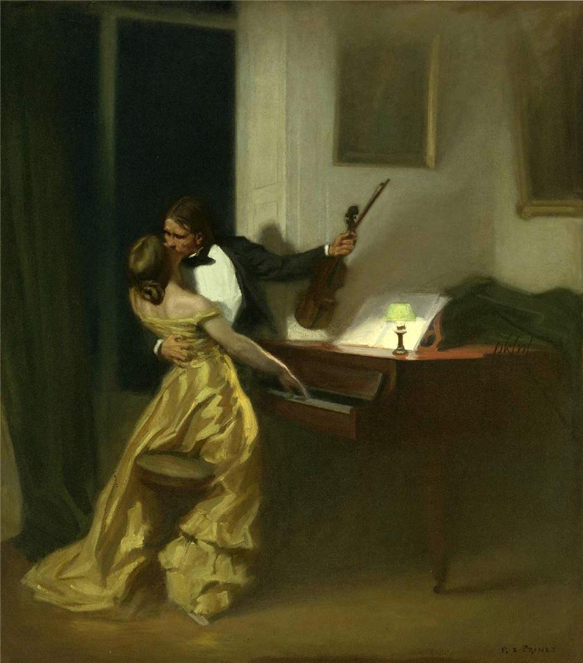 The Kreutzer Sonata by René-Xavier Prinet