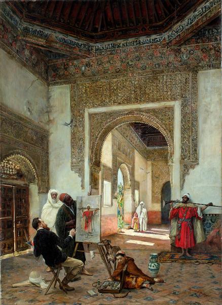 Moorish Interior by Ricardo de Madrazo