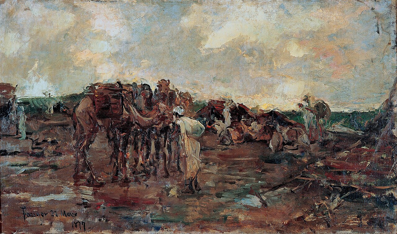Rest Halt for an Arab Caravan by Ricardo de Madrazo