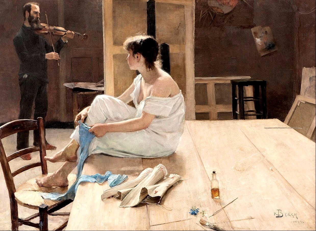 After the sitting by Richard Bergh
