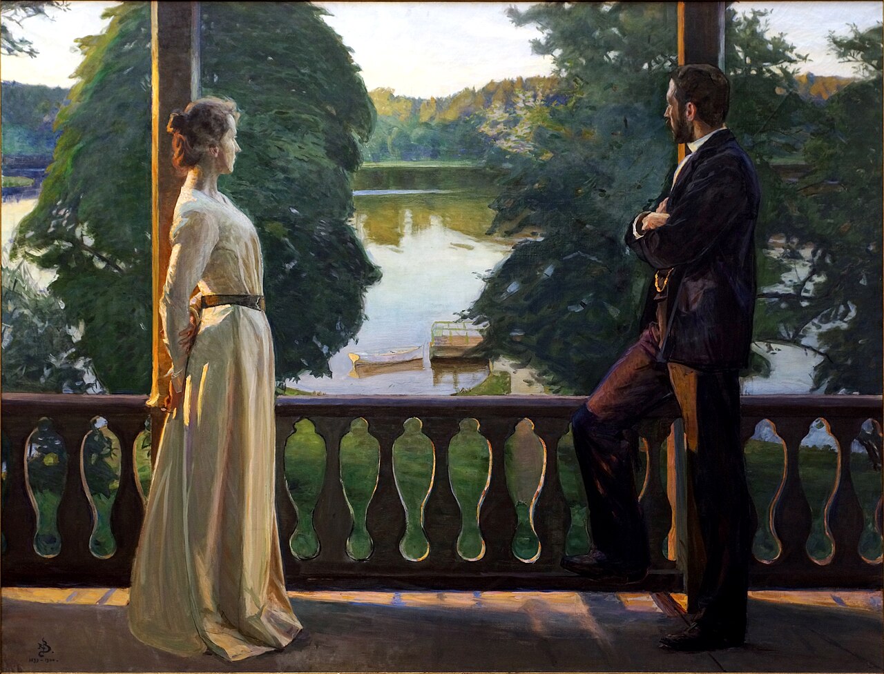 Nordic summer's evening by Richard Bergh