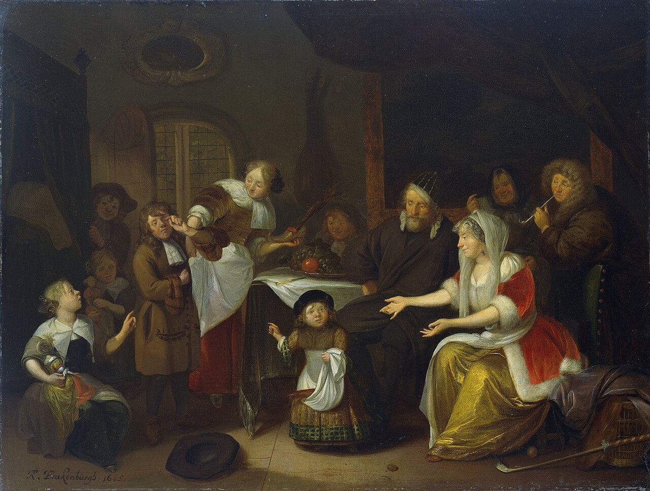 The Feast of St. Nicholas by Richard Brakenburgh