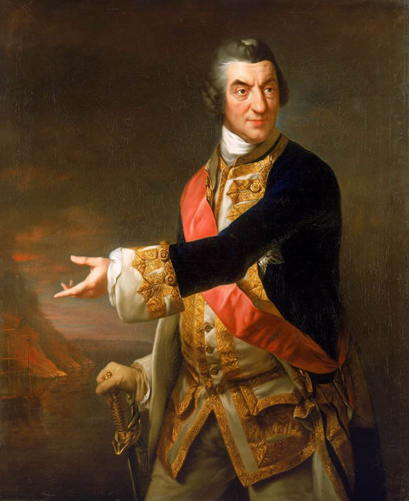 Admiral Sir Charles Saunders, c. 1713-1775 by Richard Brompton