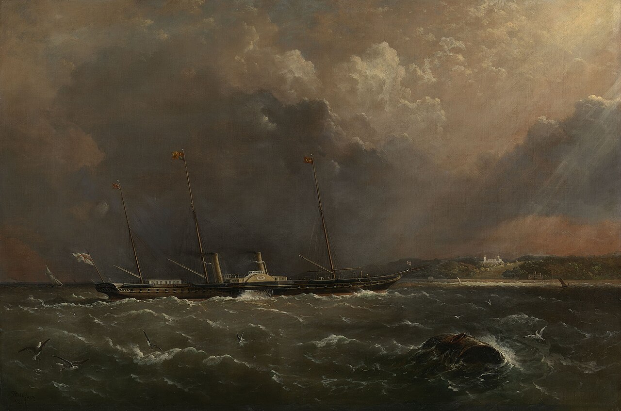 HMY Victoria and Albert II by Richard Brydges Beechey