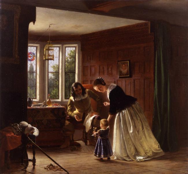 The Cavalier's Return by Richard Caton Woodville Jr.