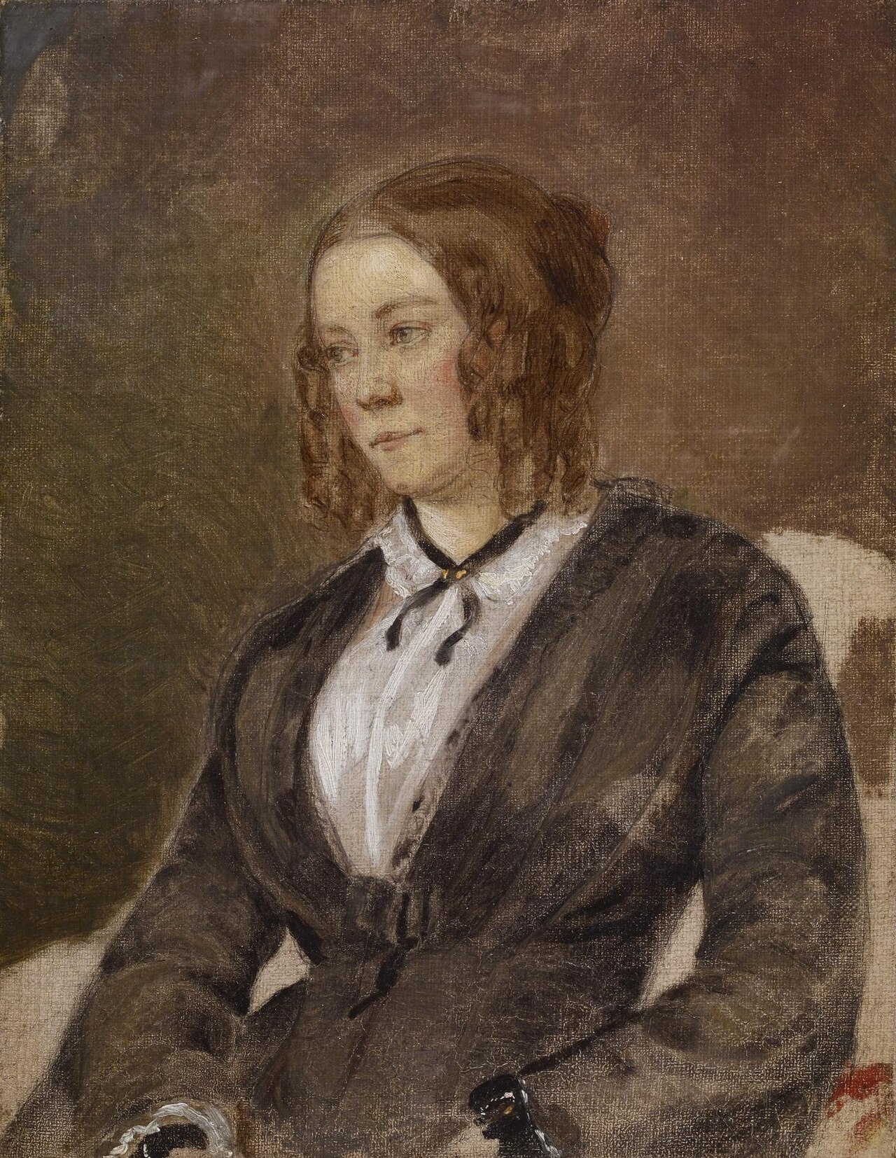 Portrait of a Seated Woman by Richard Caton Woodville, Sr.