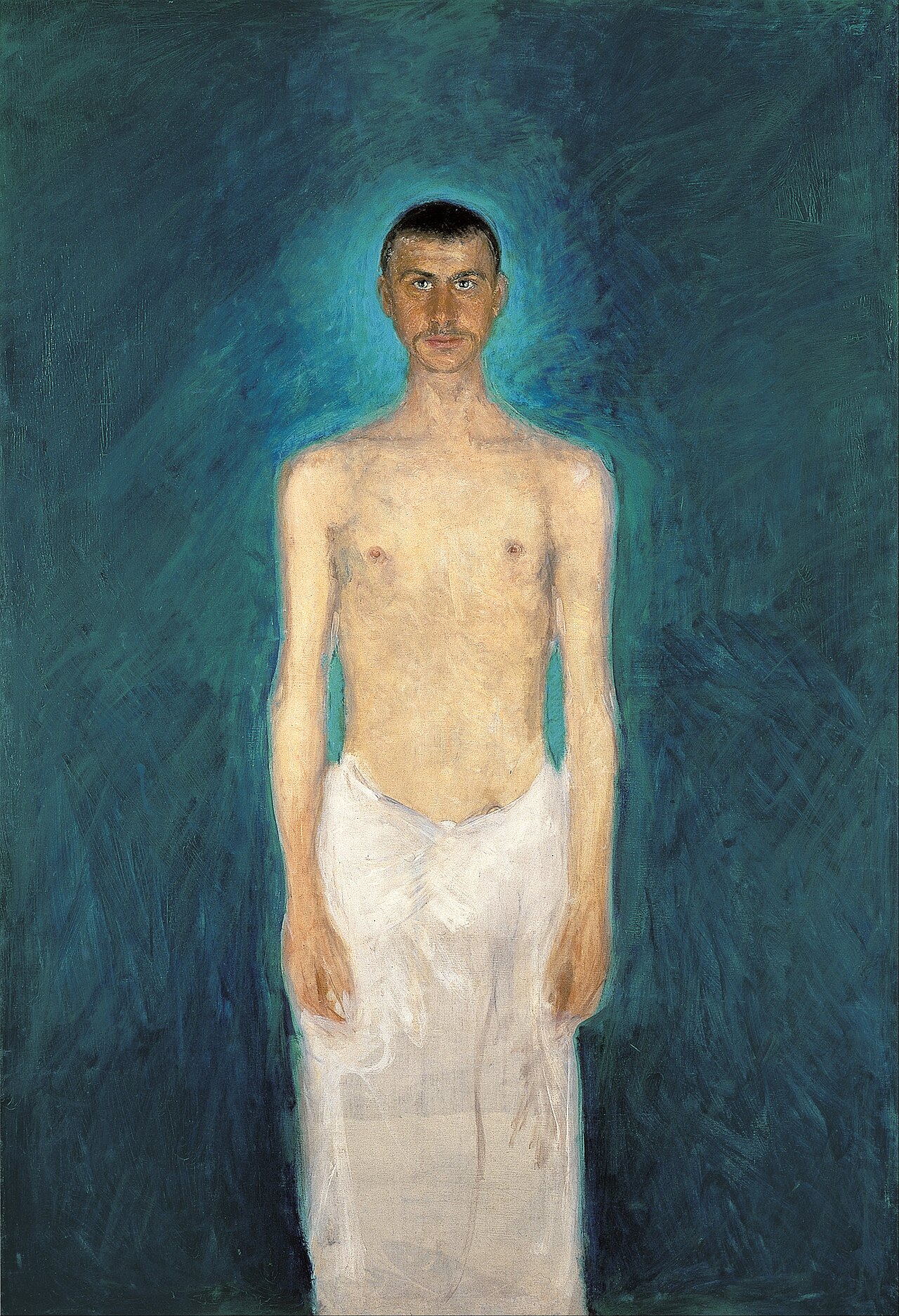 Semi-Nude Self-Portrait by Richard Gerstl