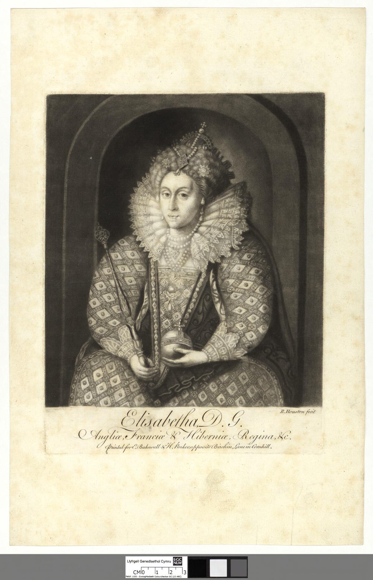 Elisabetha, D.G by Richard Houston