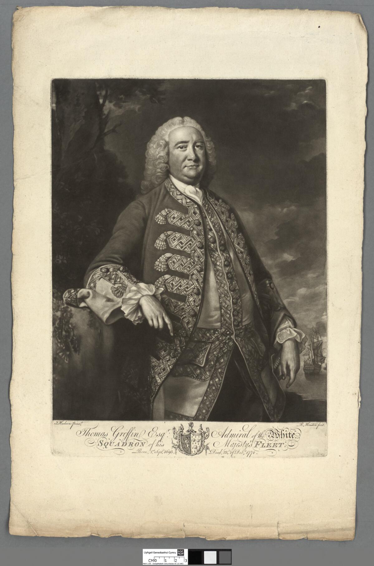 Thomas Griffin Esqr by Richard Houston