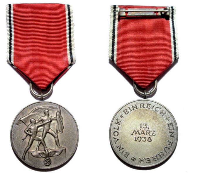 Anschluss Medal by Richard Klein