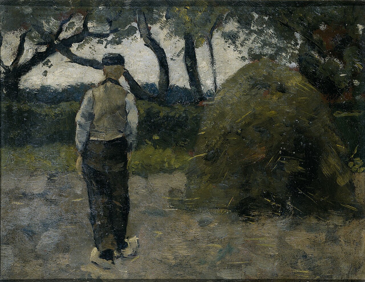 Farmer near a Haystack by Richard Roland Holst