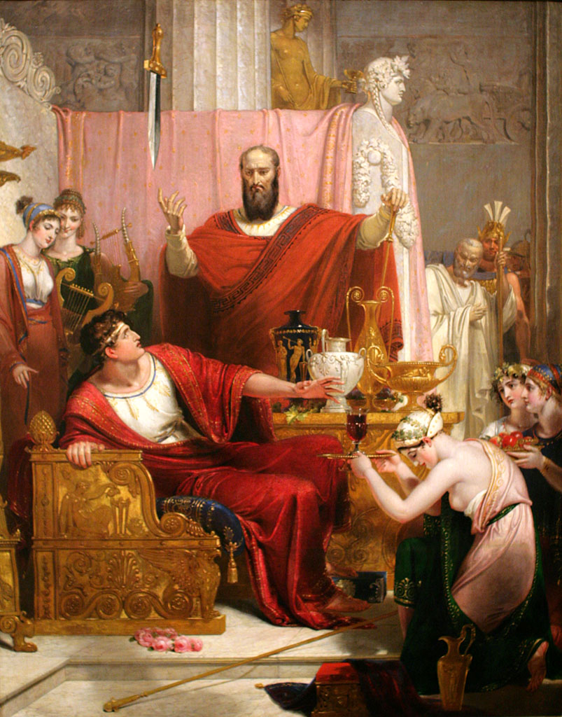 The Sword of Damocles by Richard Westall