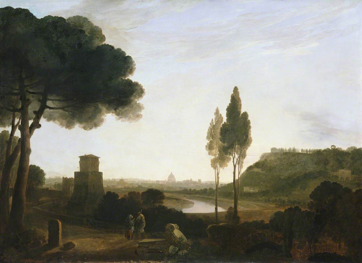 Rome from the Ponte Molle by Richard Wilson