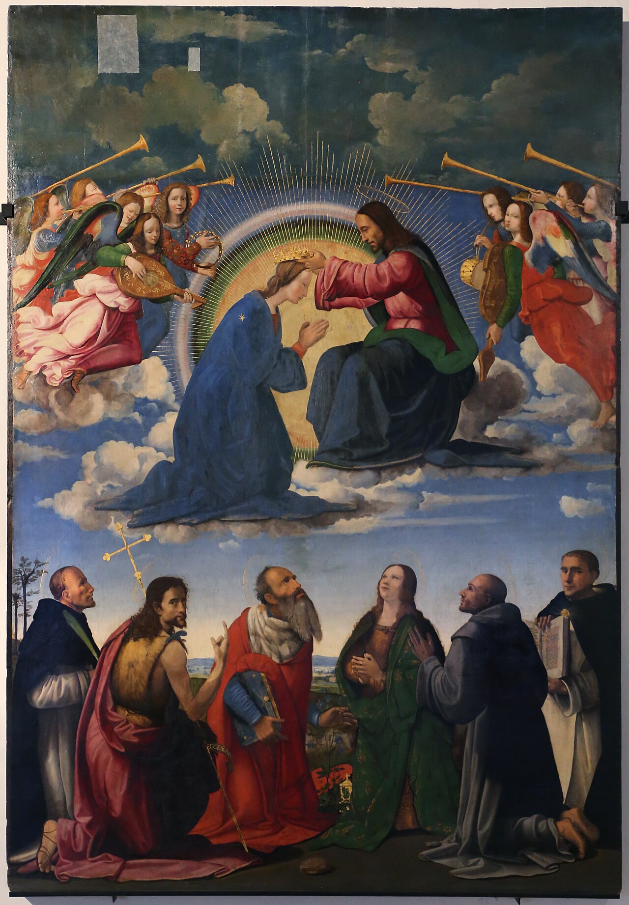 Coronation of Mary by Ridolfo del Ghirlandaio
