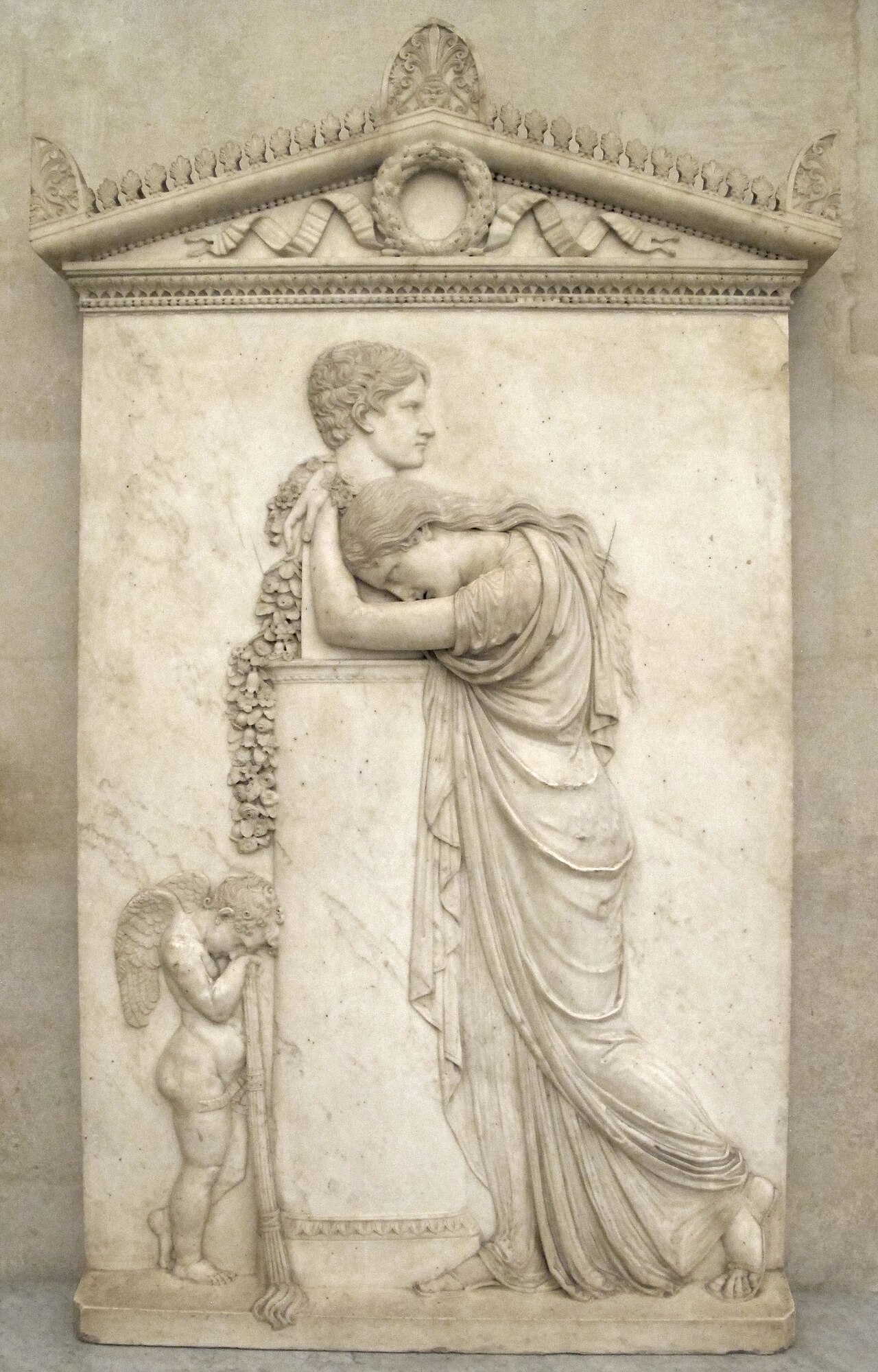 stele of Pietro Stecchini by Rinaldo Rinaldi