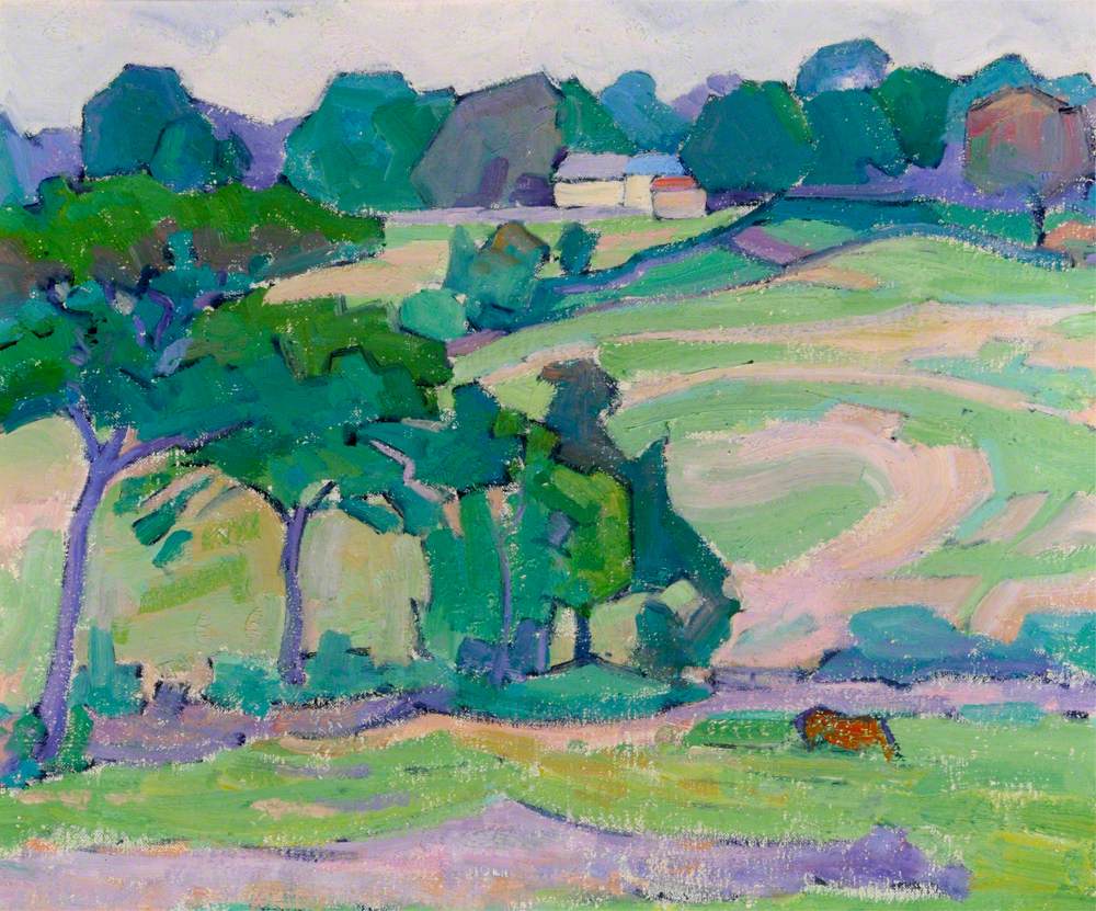 Farm Landscape by Robert Bevan