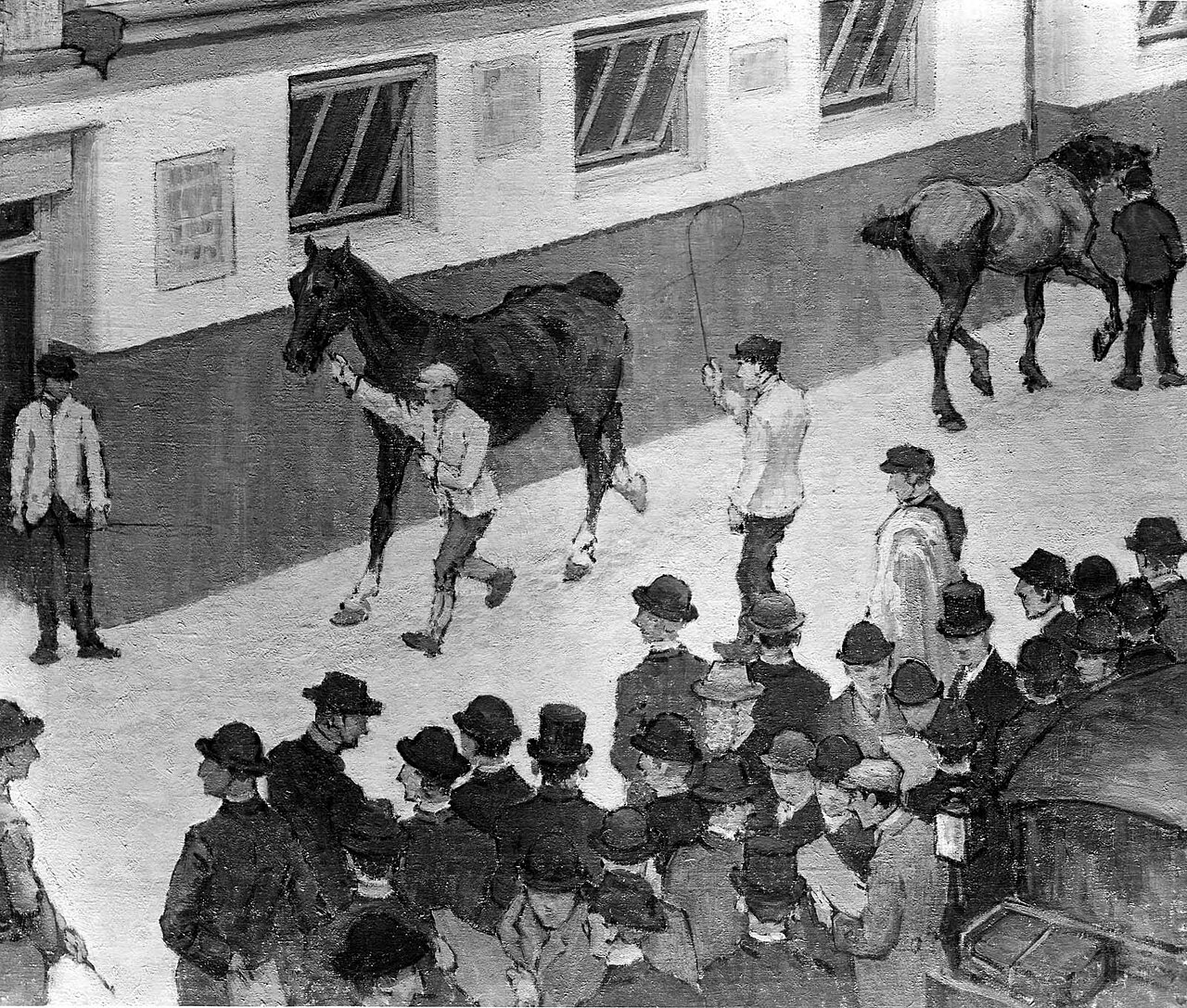 Parade at Aldridge's by Robert Bevan