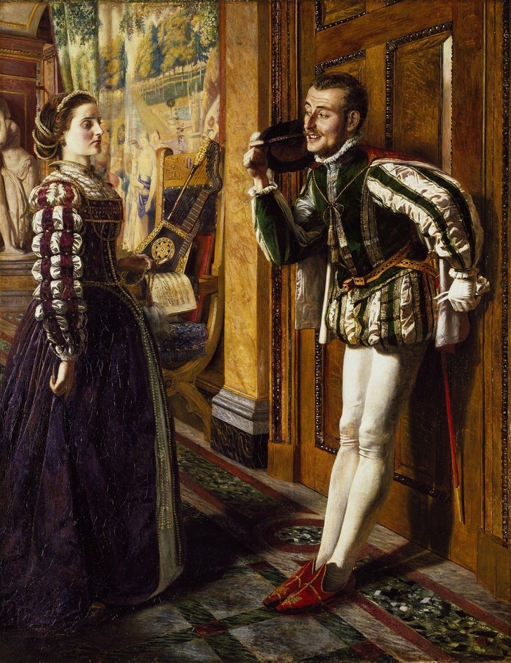 Katherine and Petruchio by Robert Braithwaite Martineau