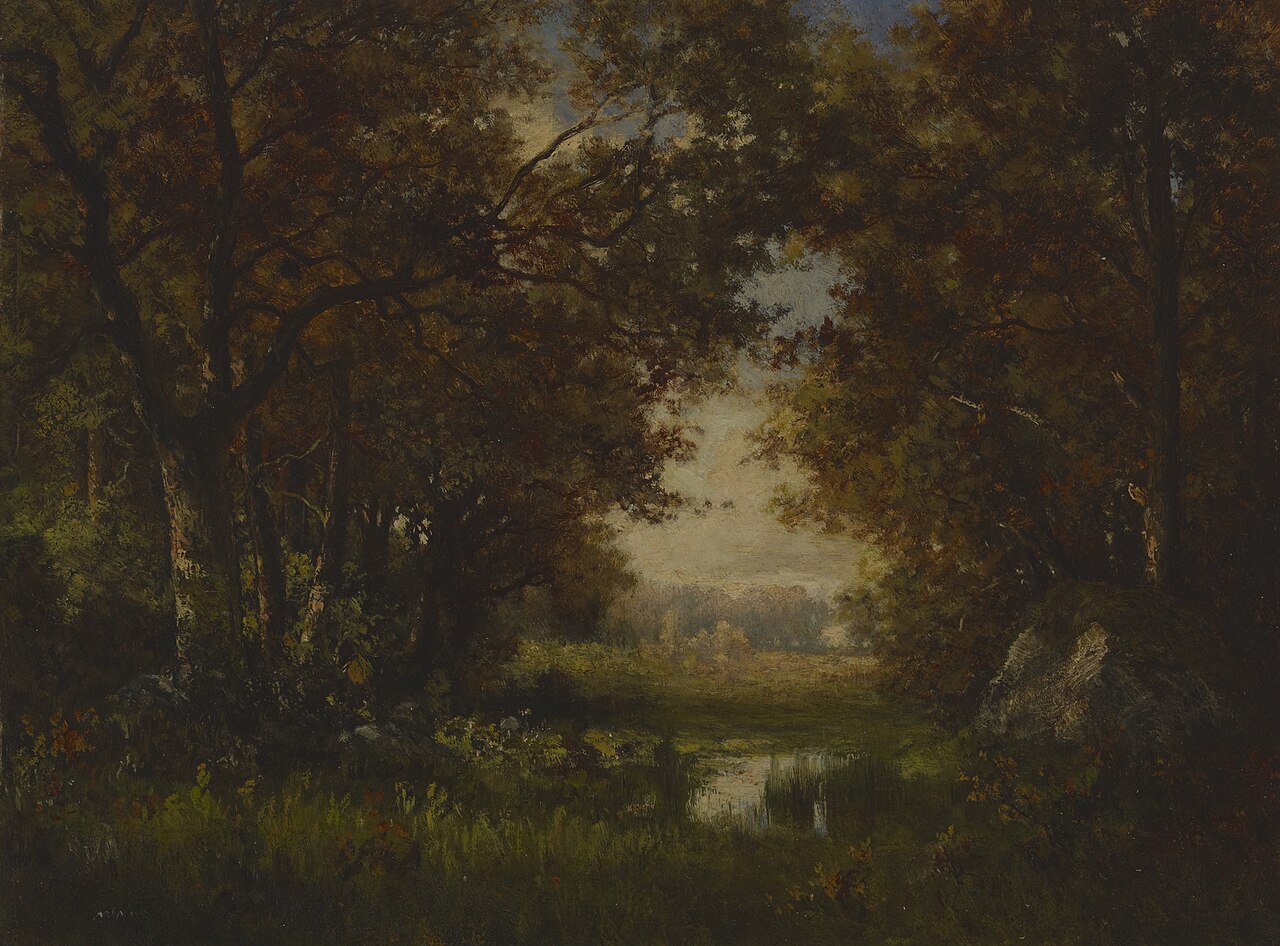 Scene in the Forest of Fontainebleau by Robert Crannell Minor