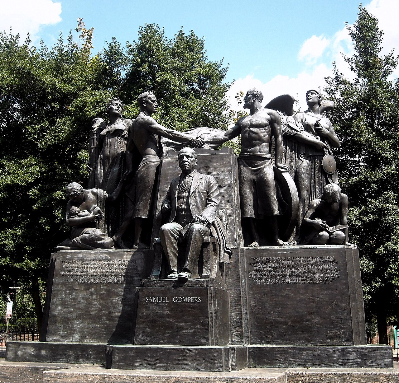 Samuel Gompers Memorial by Robert Ingersoll Aitken