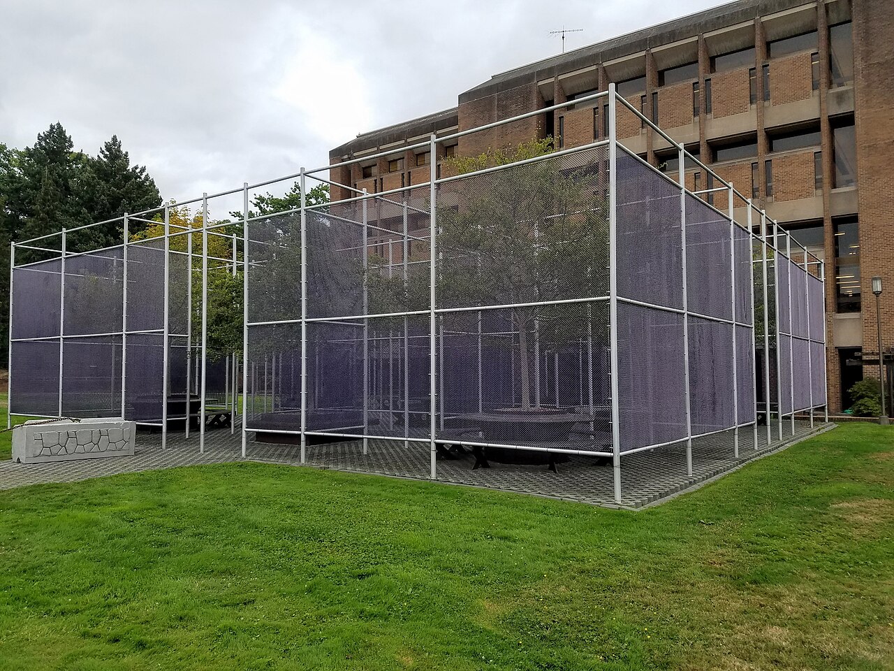 Nine Spaces Nine Trees by Robert Irwin