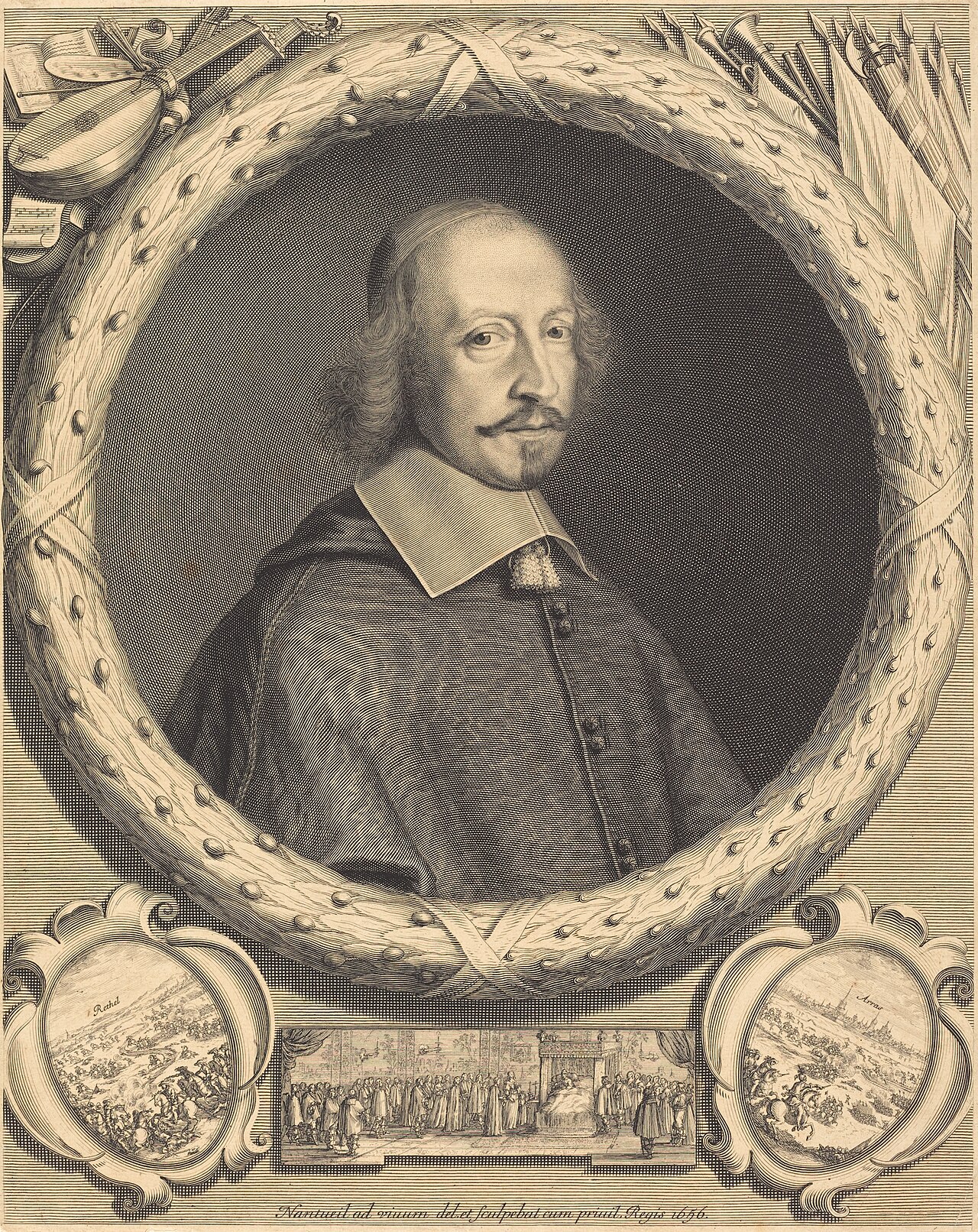 Cardinal Jules Mazarin by Robert Nanteuil