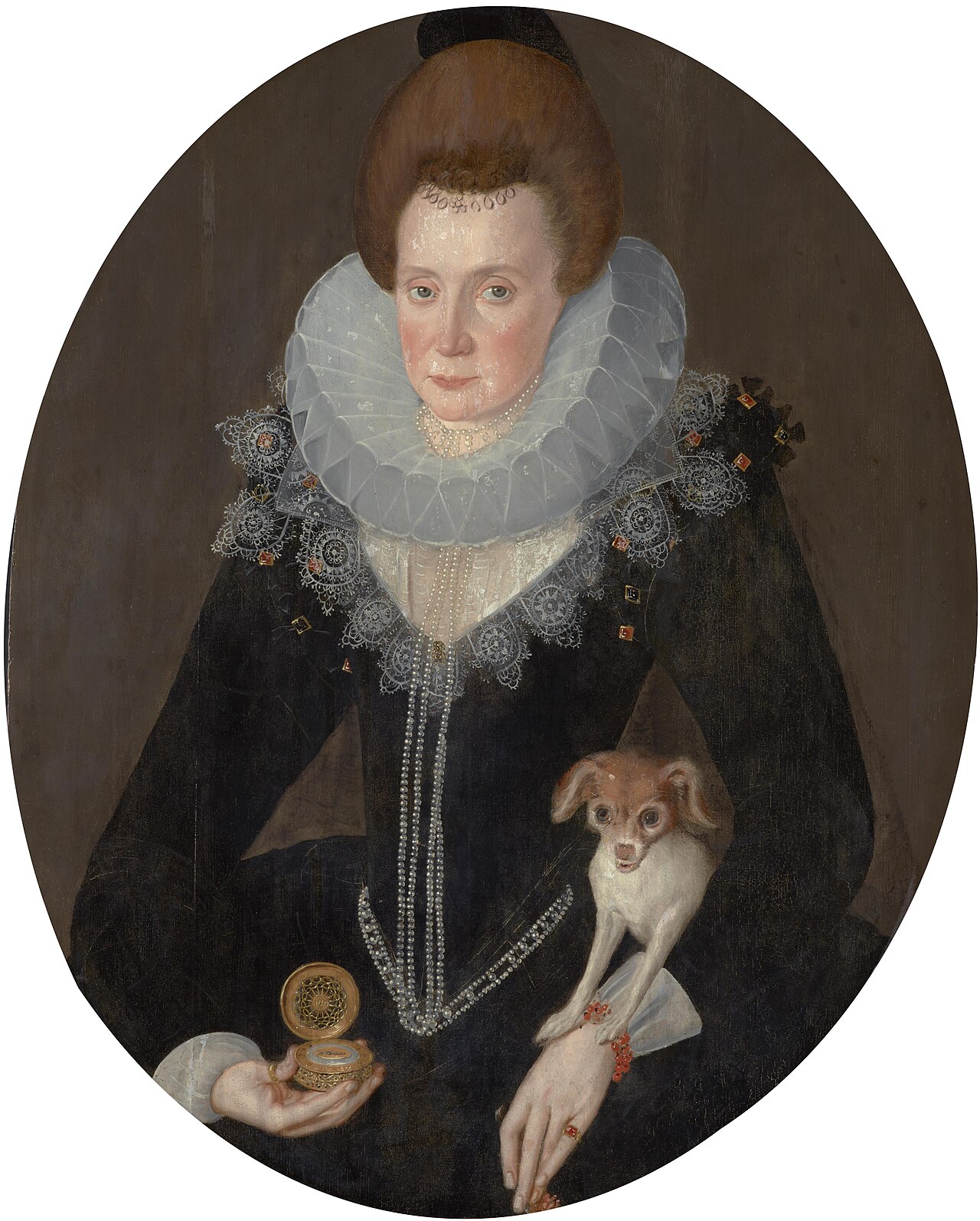 Lady Arabella Stuart, c 1577 - 1615. Only daughter of the 6th Earl of Lennox by Robert Peake the elder