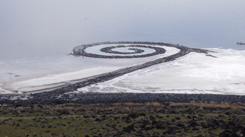 Spiral Jetty by Robert Smithson